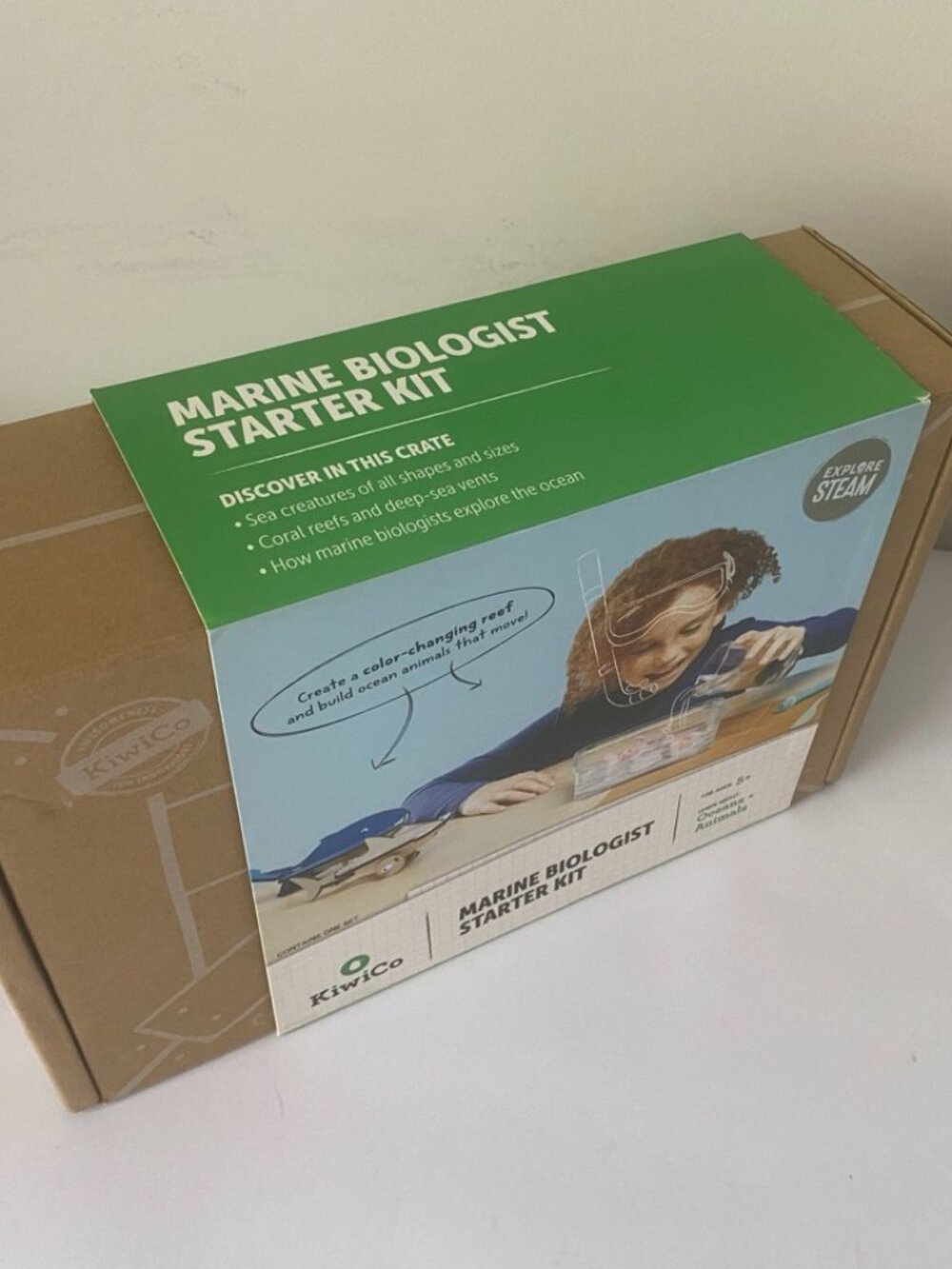 KiwiCo Marine Biologist Starter Kit. Recommended ages 5+.